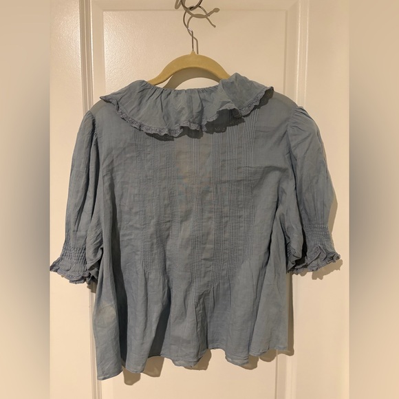 Doen Henri Top in French Blue - Picture 2 of 10